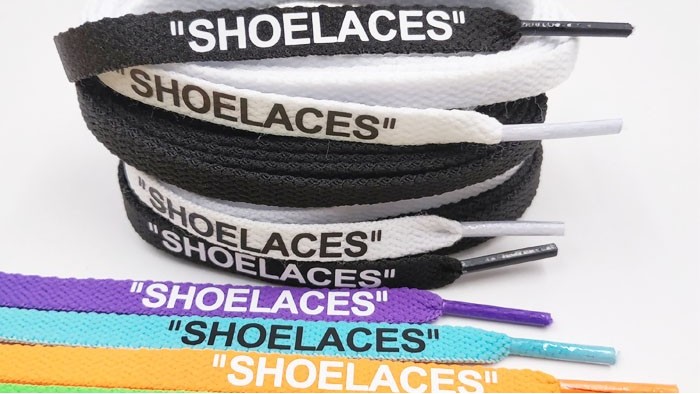 "SHOELACES“烫印鞋带
